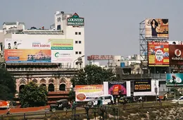 Advertising hoardings in Amritsar