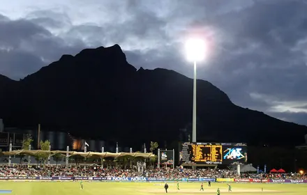 T20 match under floodlights