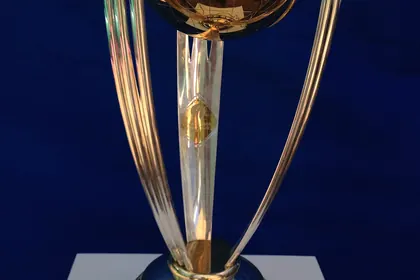 The ICC World Cup trophy