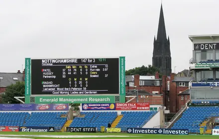 Scoreboard at Headingley