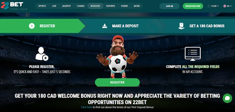 Welcome Bonus screenshot