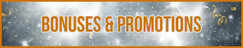 Bonuses and promotions banner