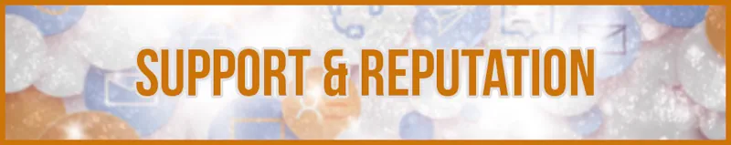 support banner